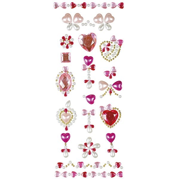 AUTOADHESIVO CRISTALES CORAZONES SERIE CRAFT-FUN HASTA